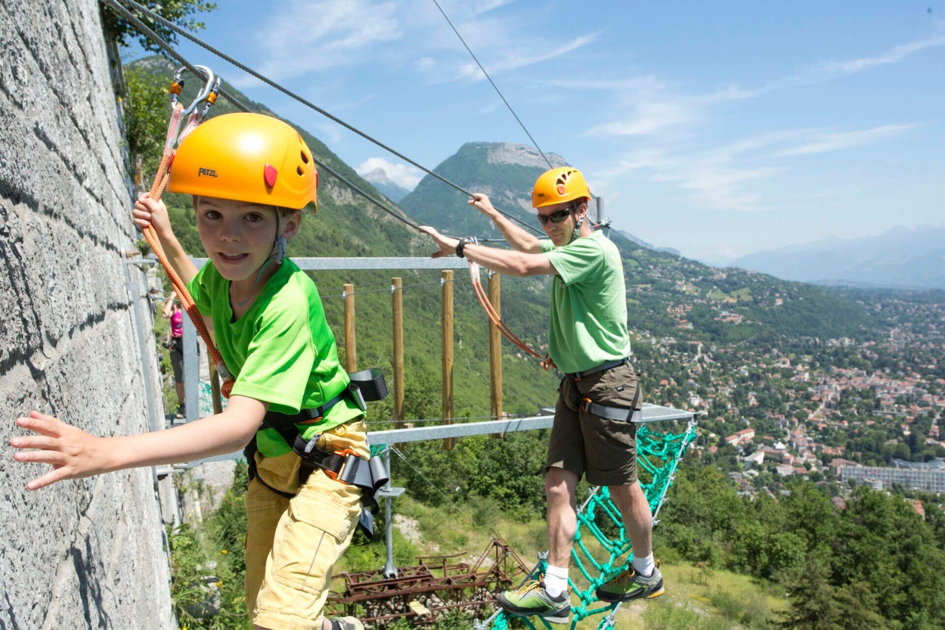 Acrobastille accrobranche Grenoble Bastille