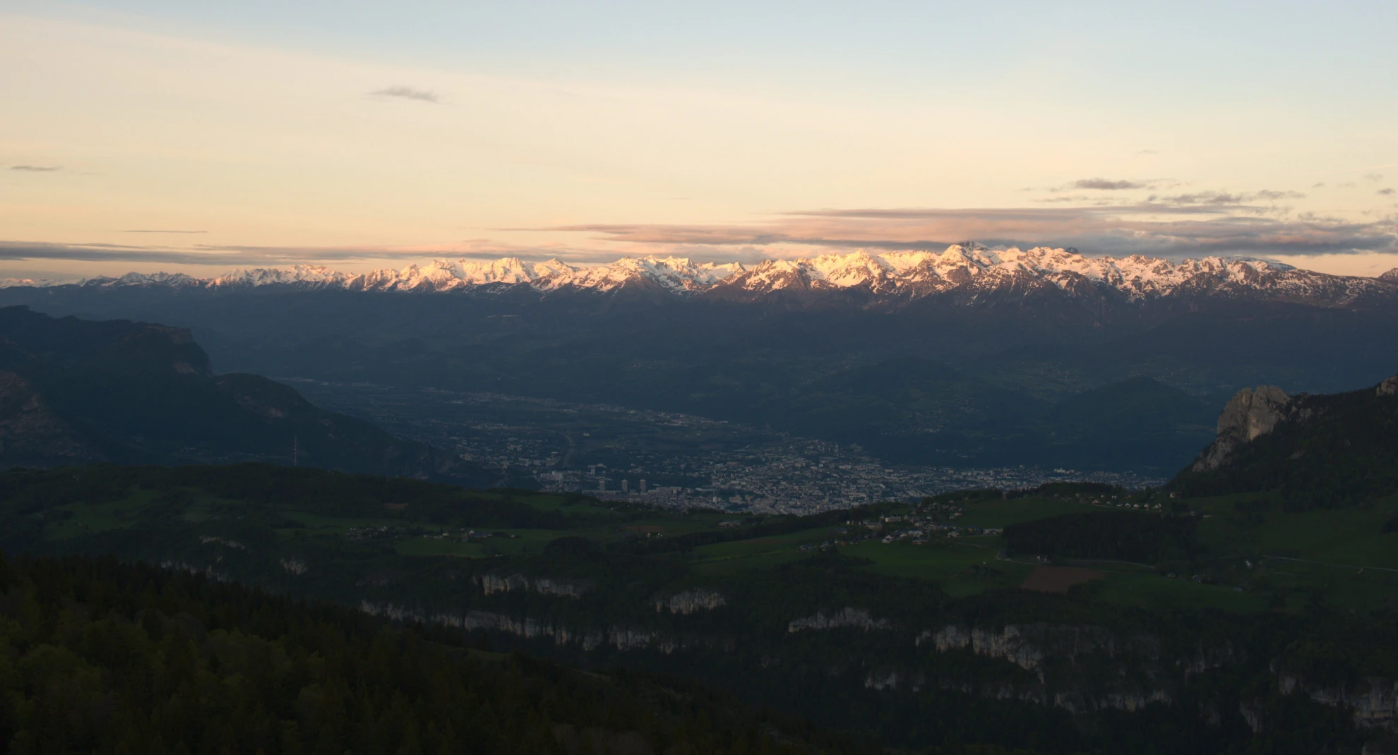 coucher de soleil grenoble