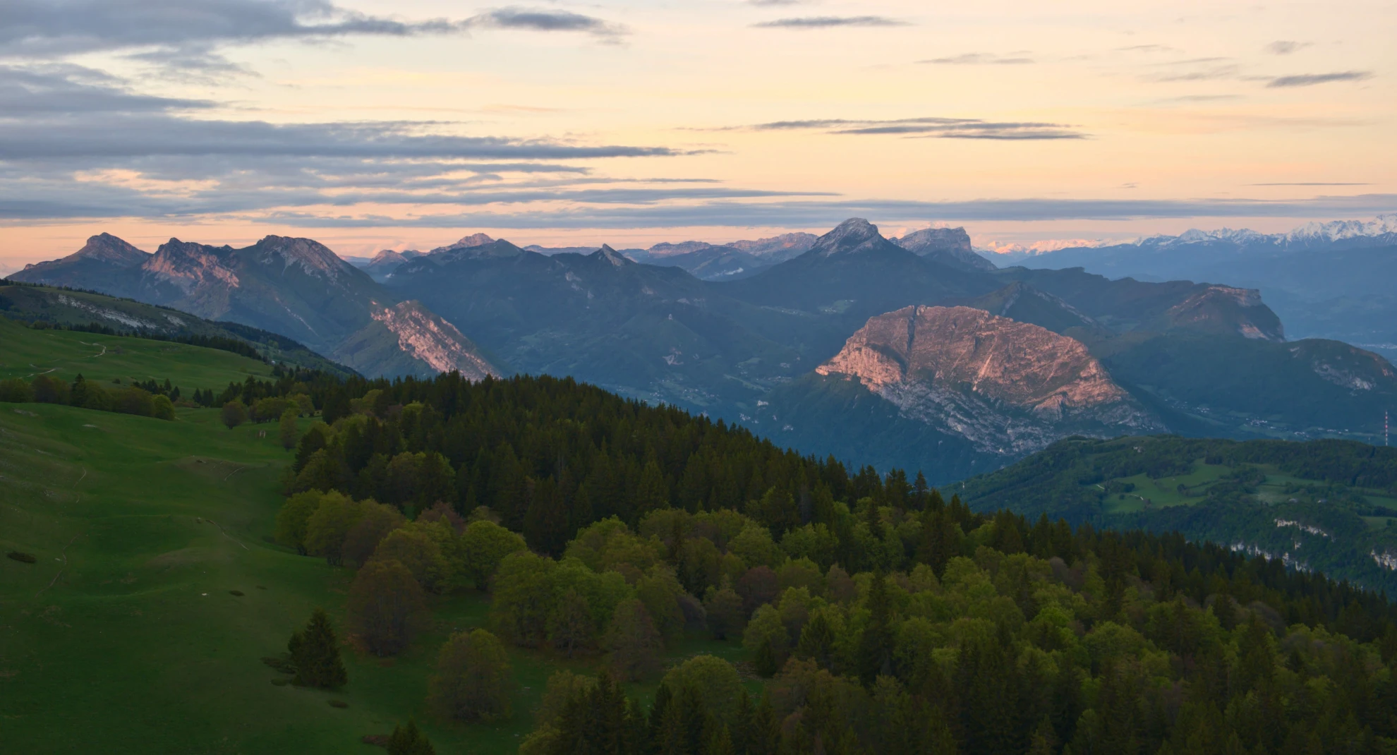 Rando Coucher de Soleil sur Grenoble depuis le Vercors