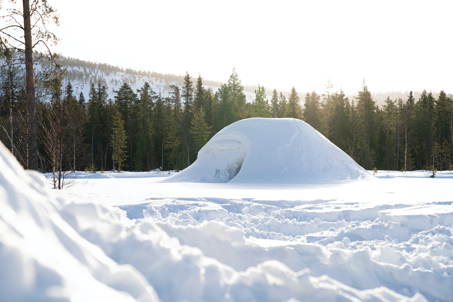 <span class="font-light! text-base!">Construction d'un</span><br>Igloo