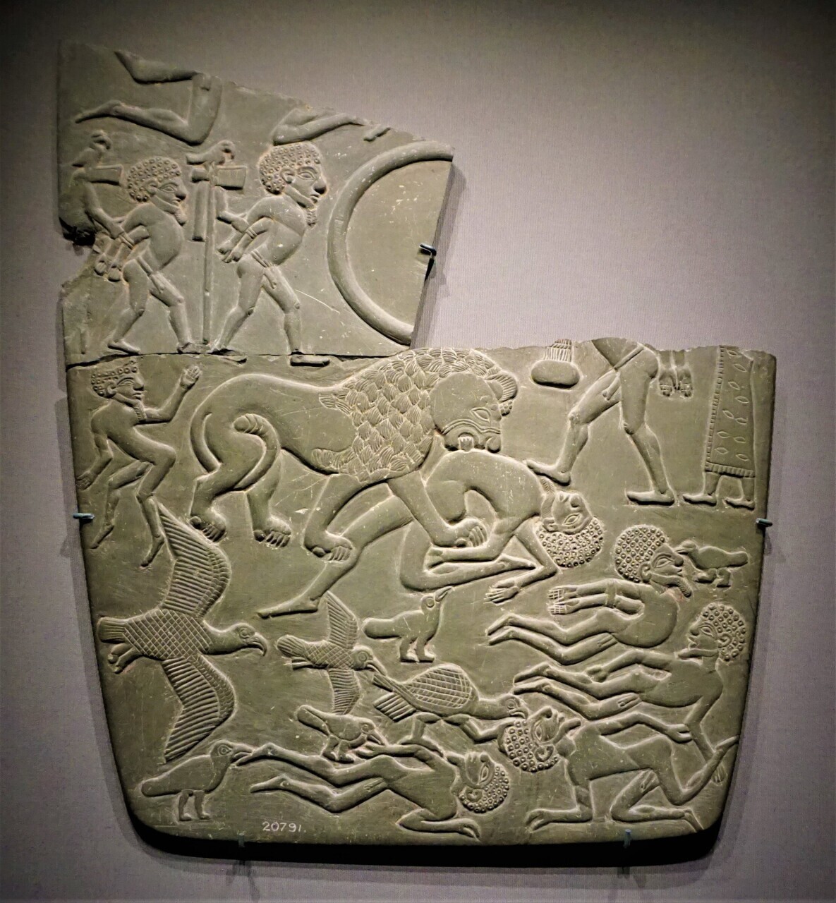 Palette aux vautours de Nagada, vers 3100 av. J.-C.