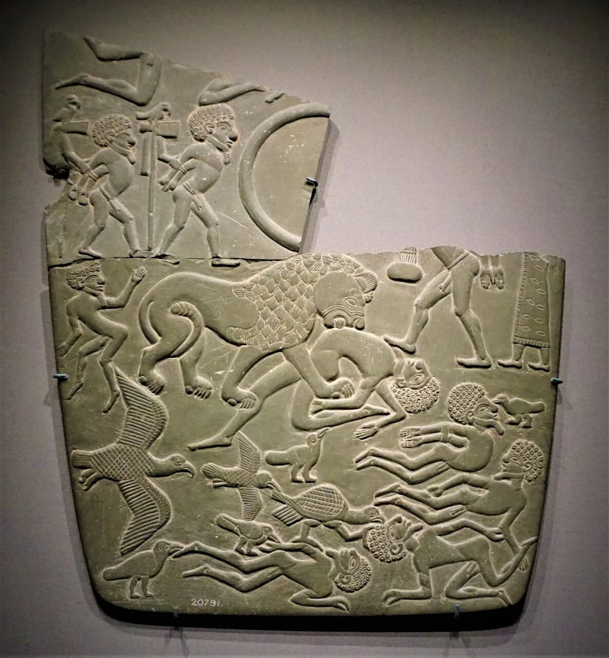 Palette aux vautours de Nagada, vers 3100 av. J.-C.