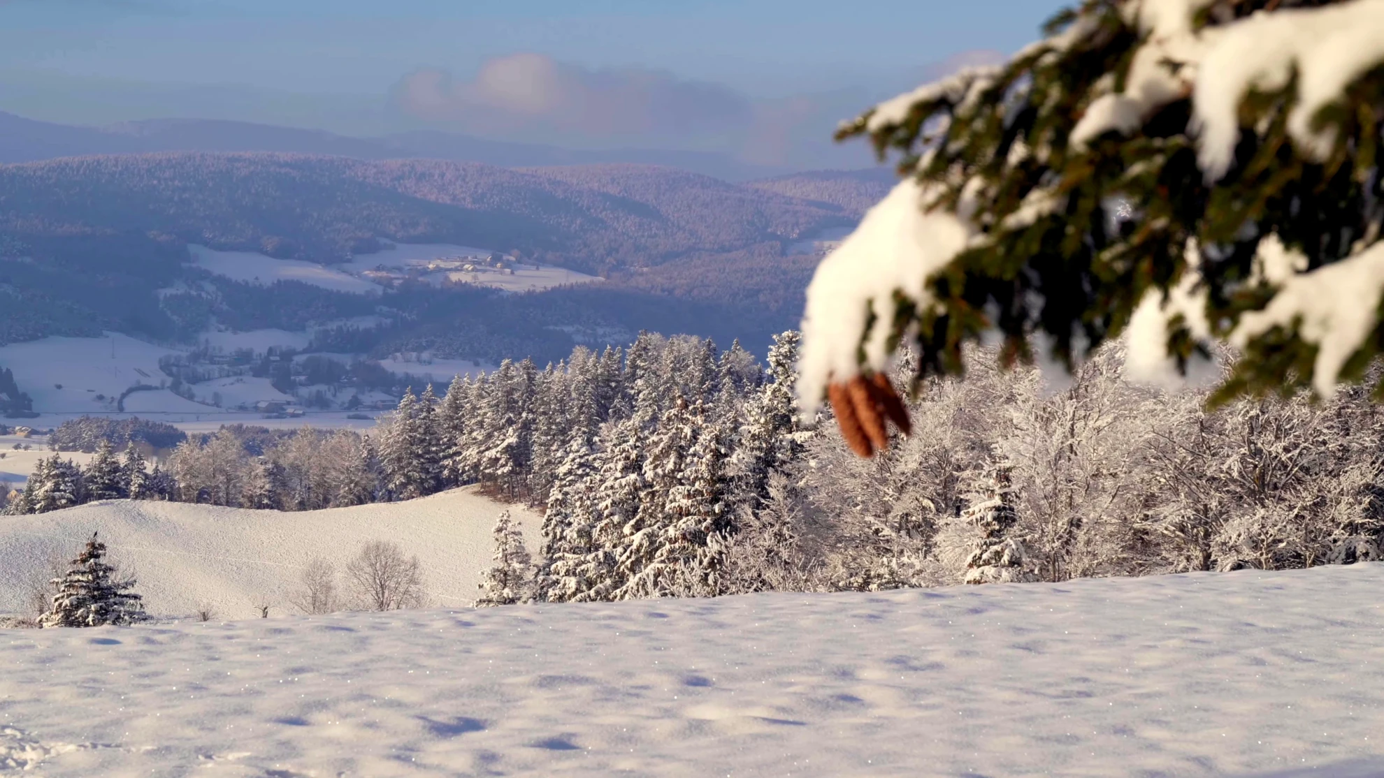 raquette neige correncon vercors