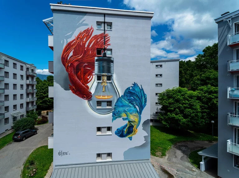 Street Art Fest Grenoble fresque murale